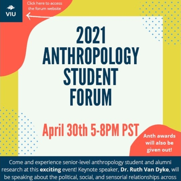 Poster announcement: 2021 Anthropology Student Forum